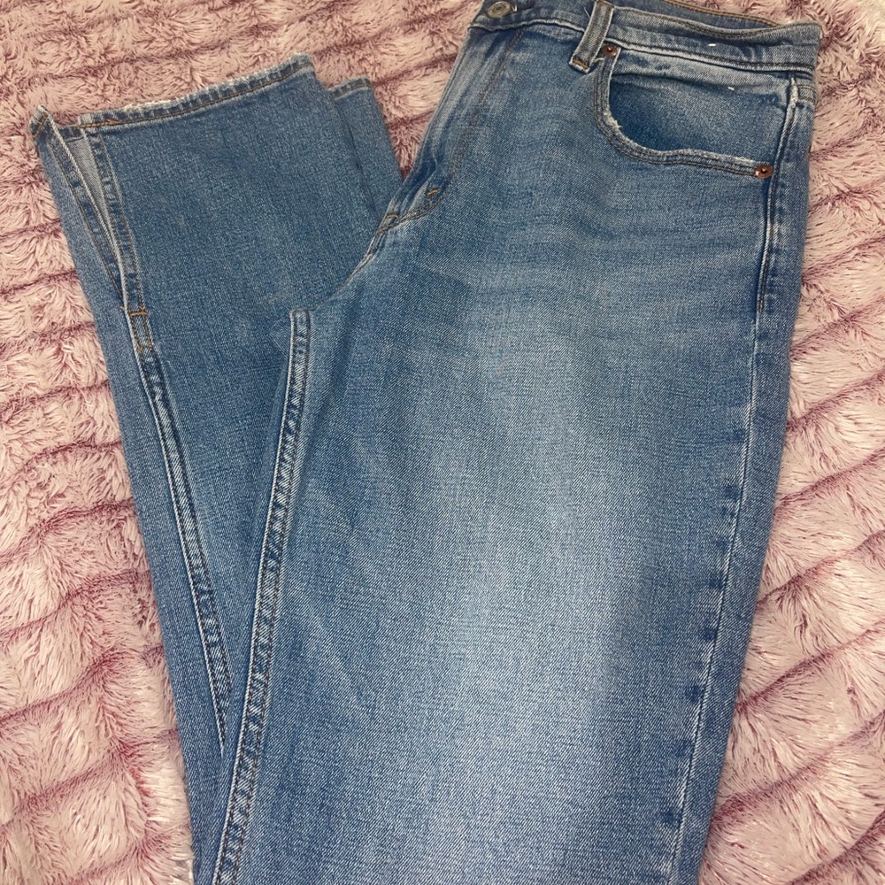 Abercrombie & Fitch High Rise Blue Jeans